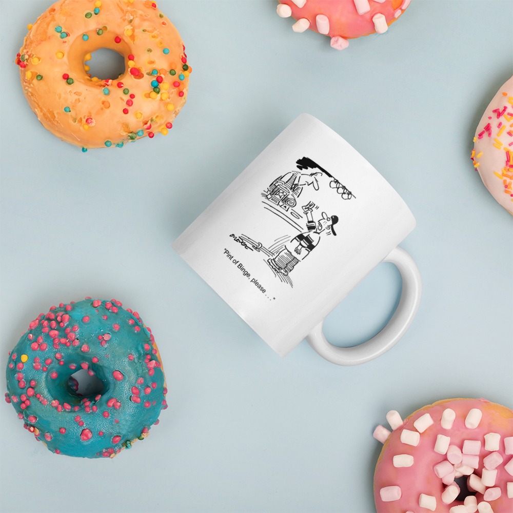 White Glossy Mug