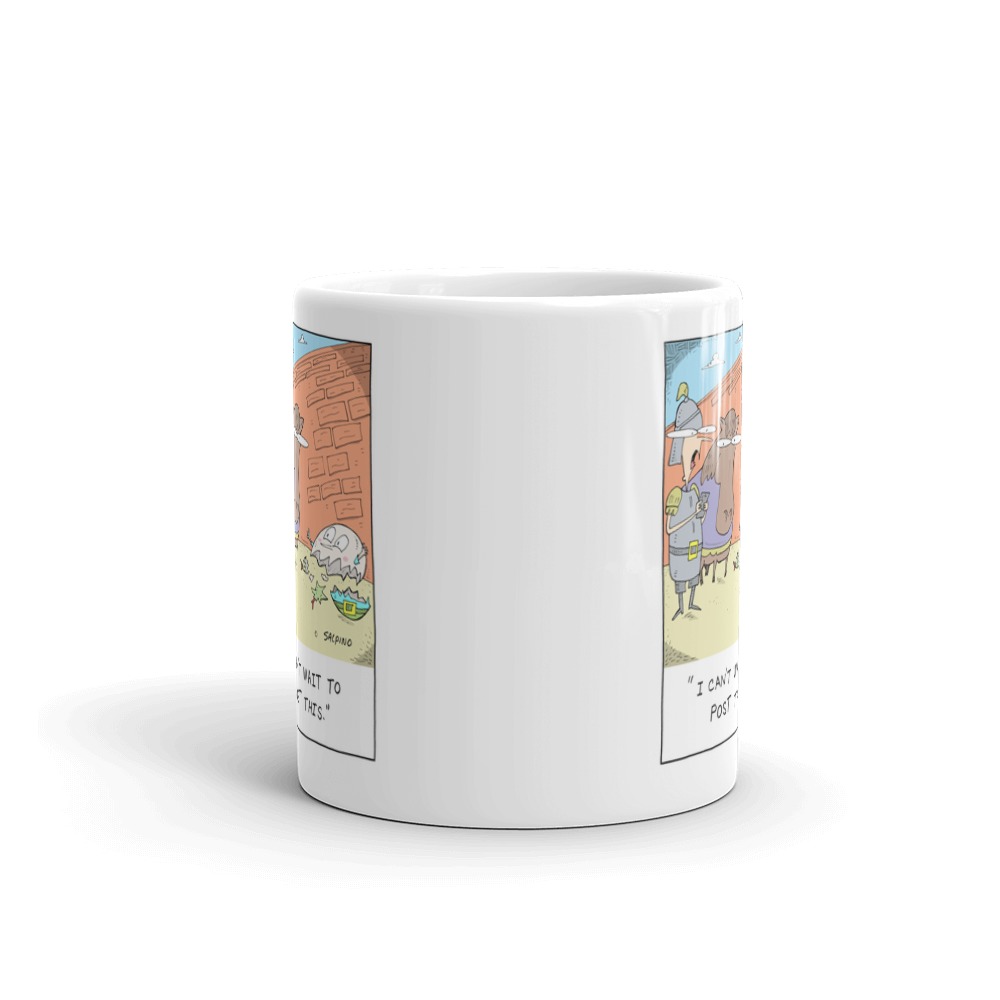 White Glossy Mug