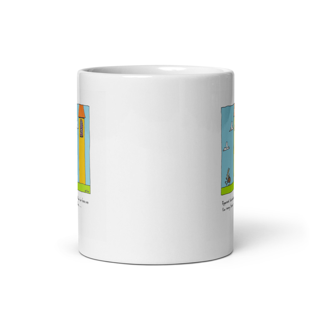 White Glossy Mug