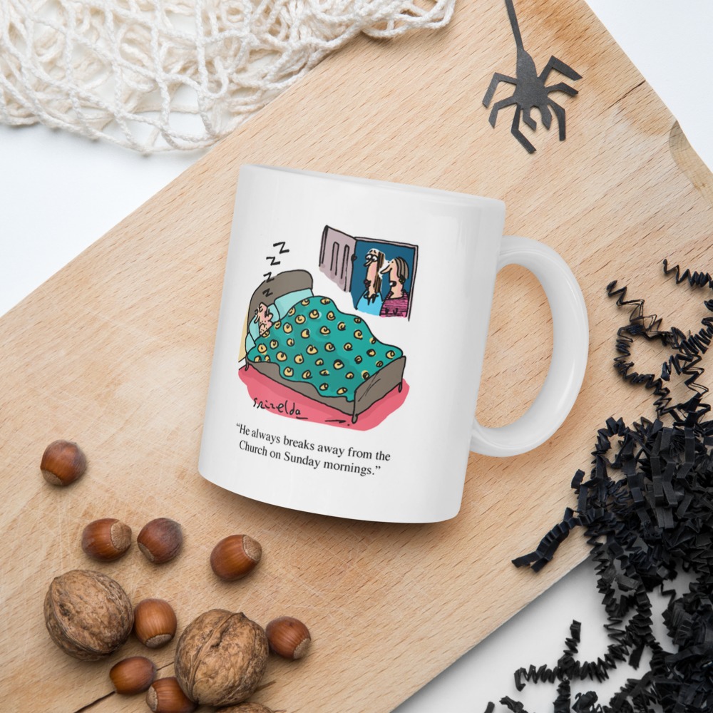 White Glossy Mug