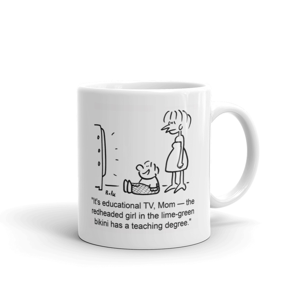 White Glossy Mug