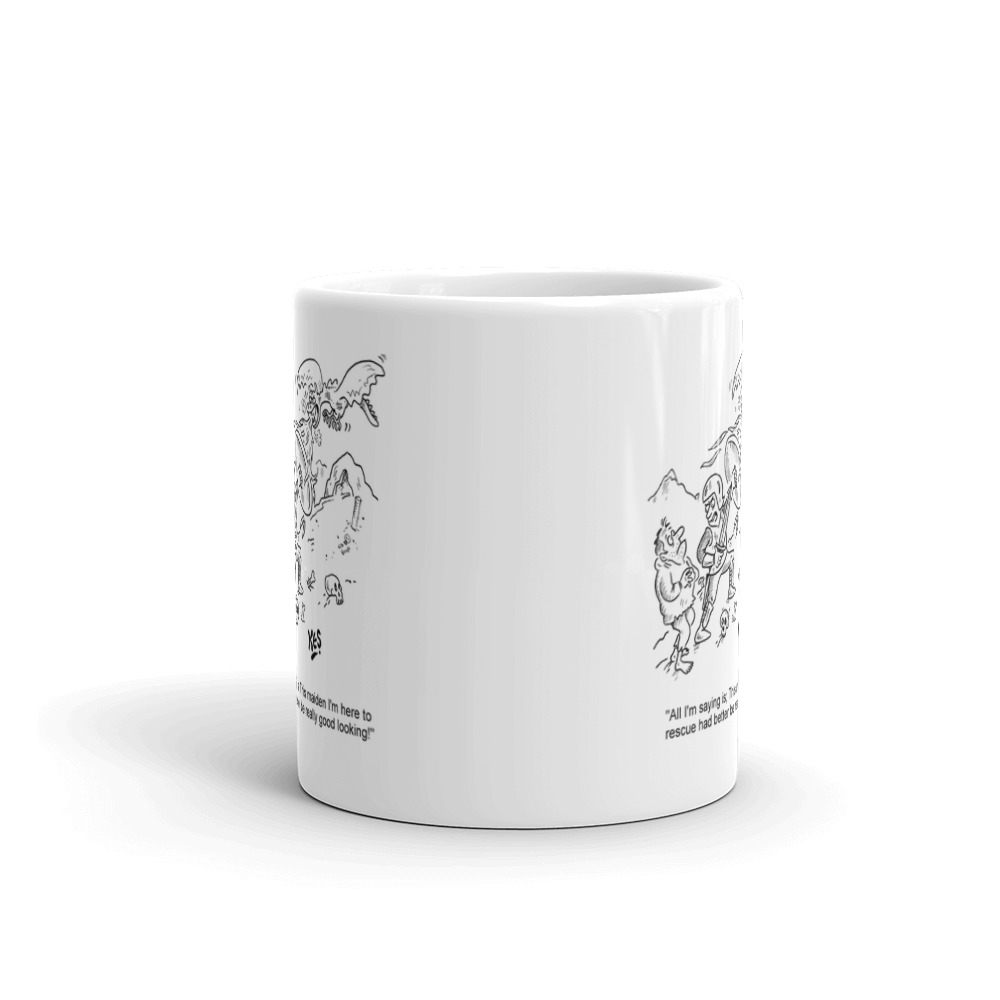 White Glossy Mug