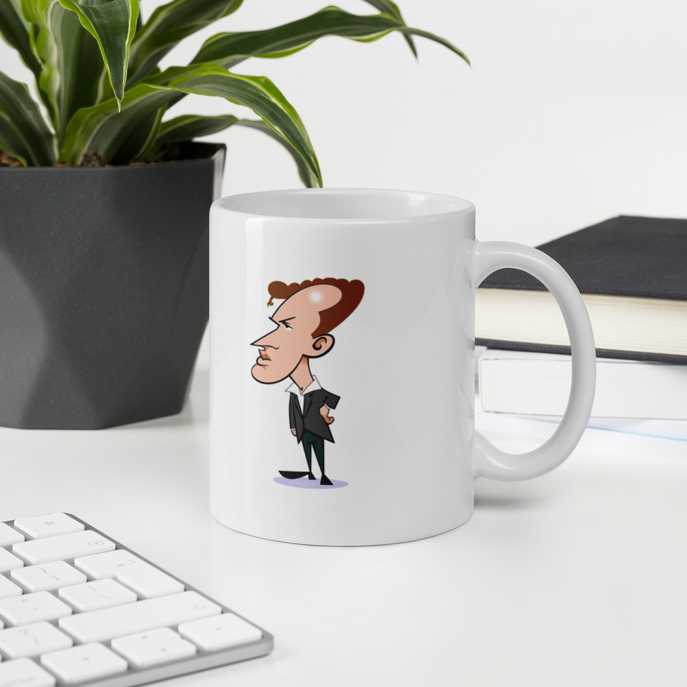 White Glossy Mug