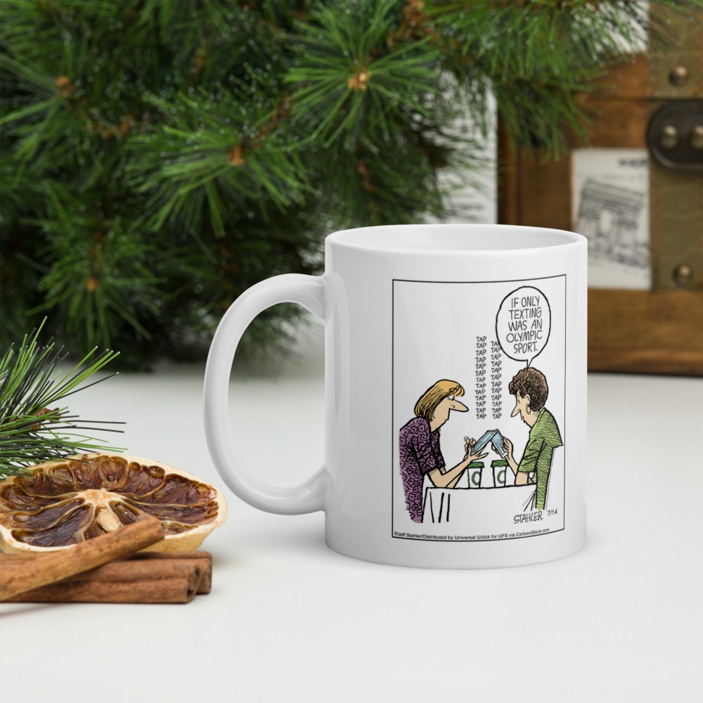 White Glossy Mug