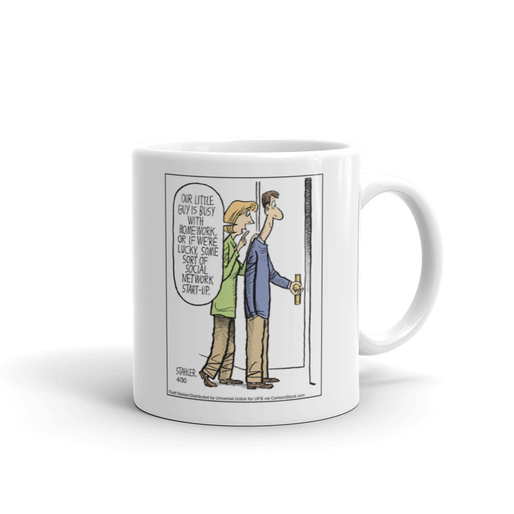 White Glossy Mug