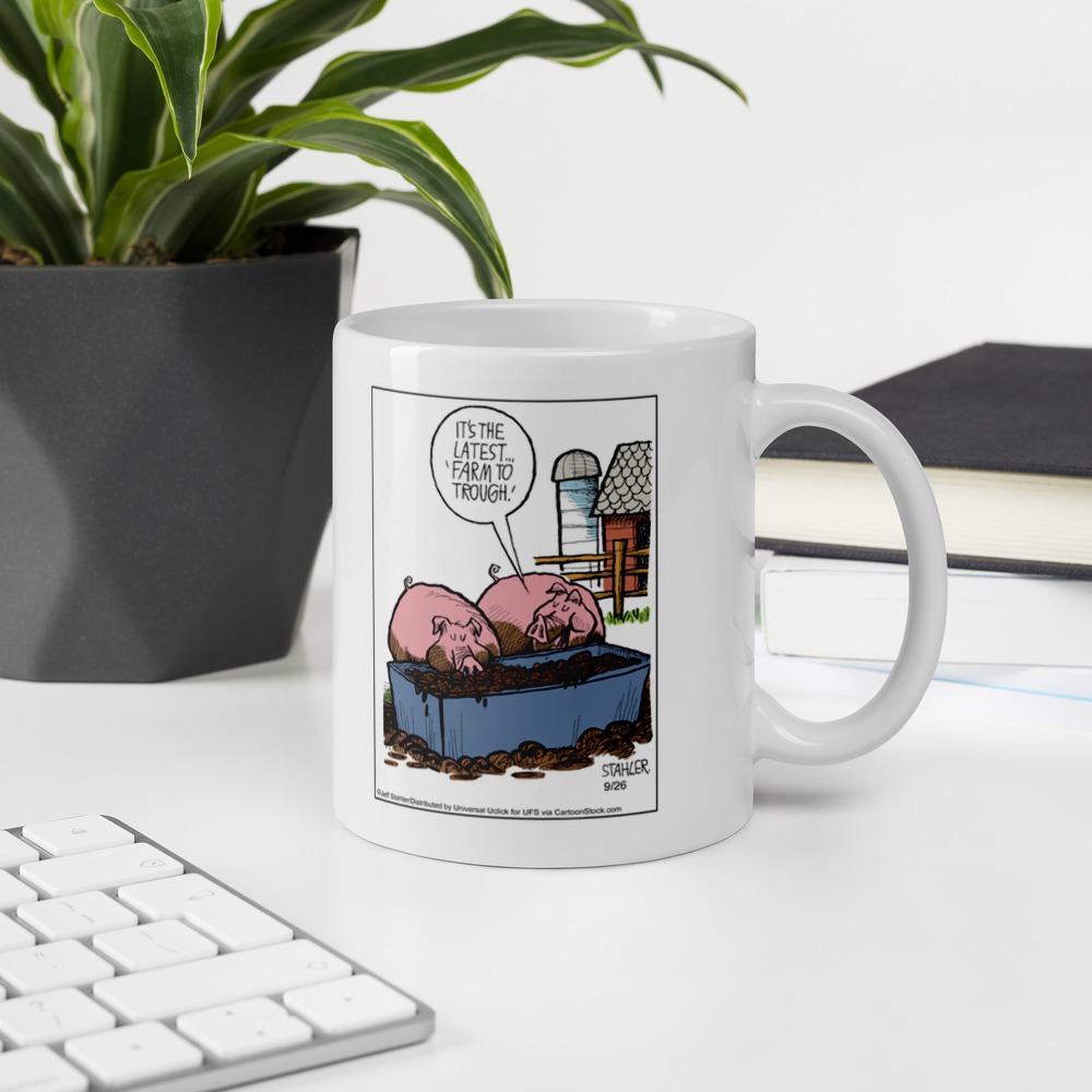 White Glossy Mug