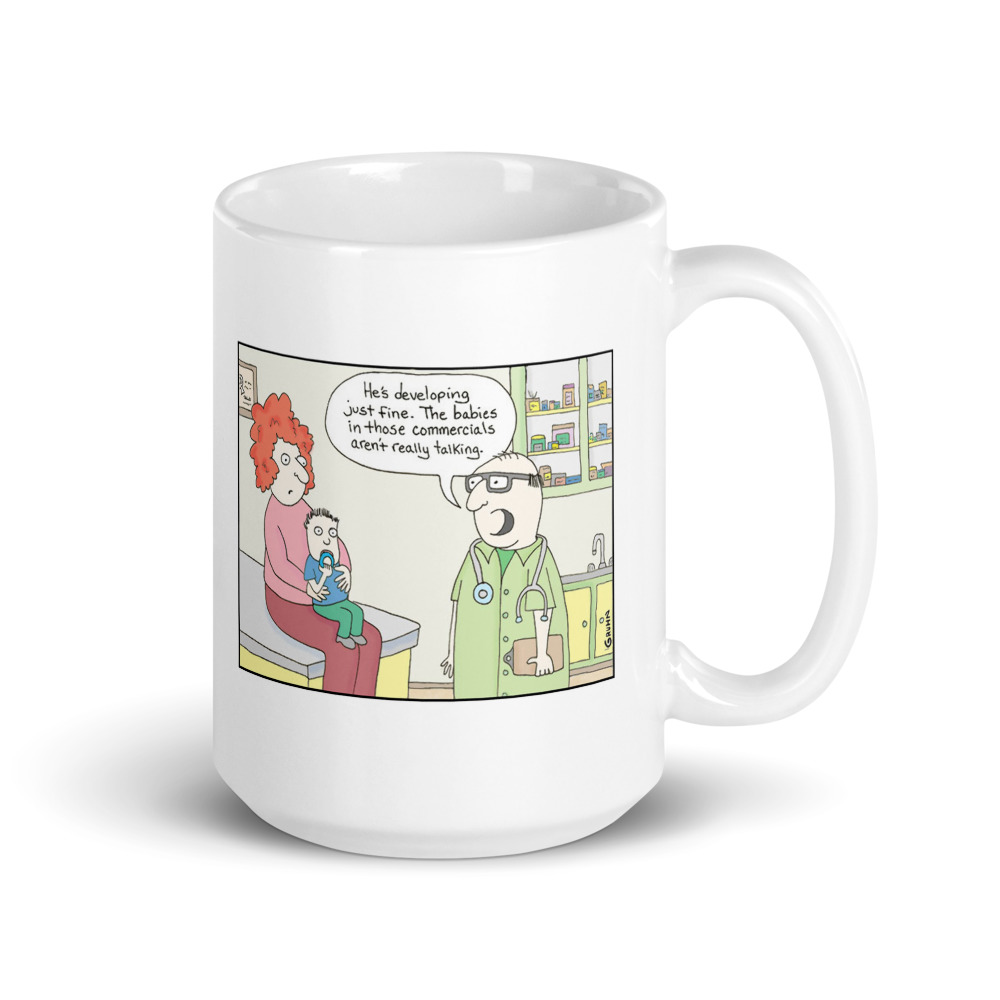 White Glossy Mug