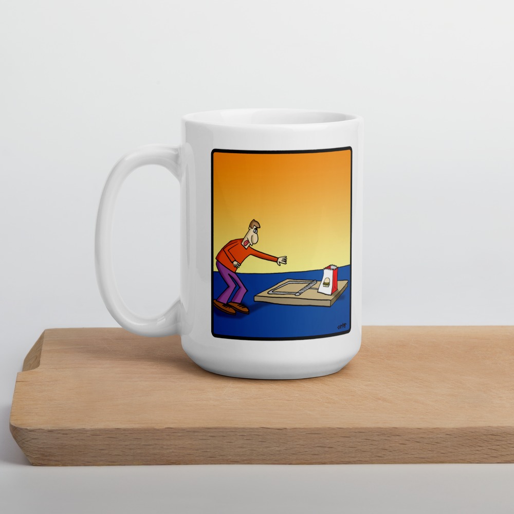 White Glossy Mug