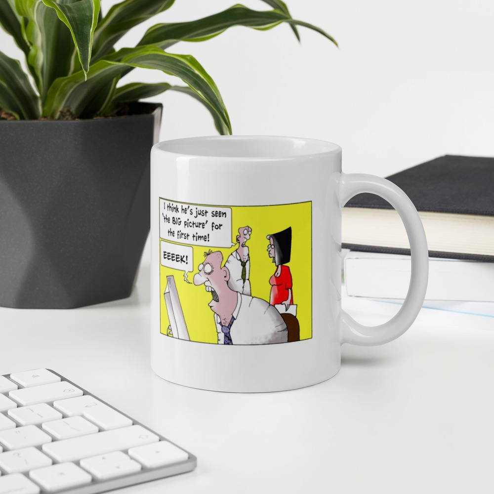 White Glossy Mug