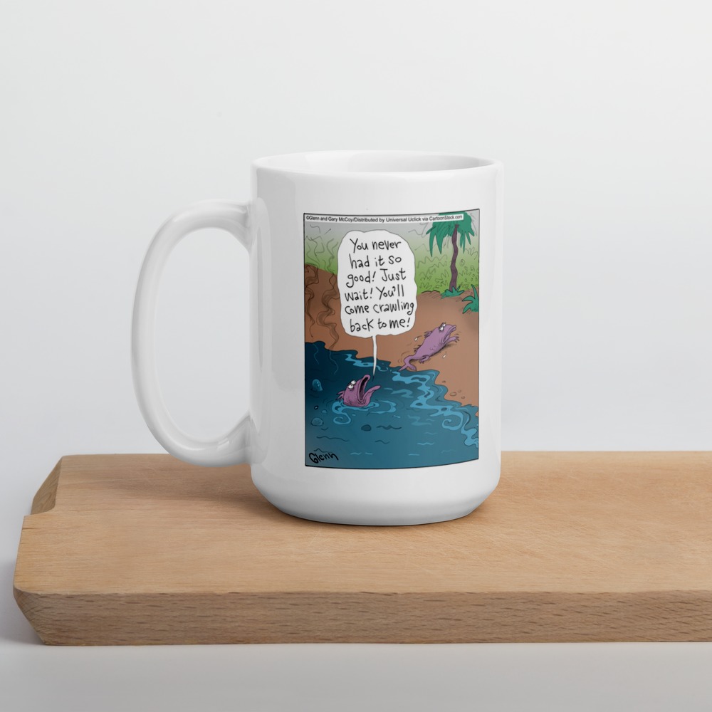White Glossy Mug