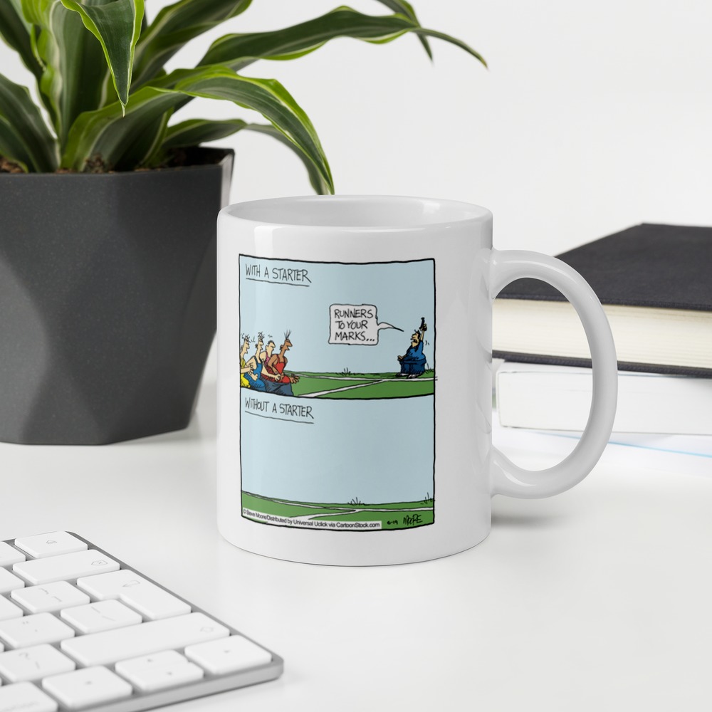 White Glossy Mug