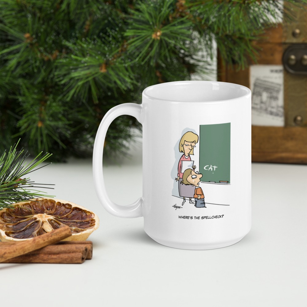 White Glossy Mug