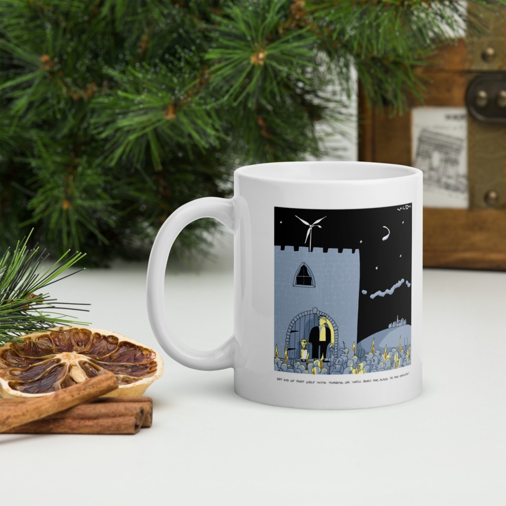 White Glossy Mug