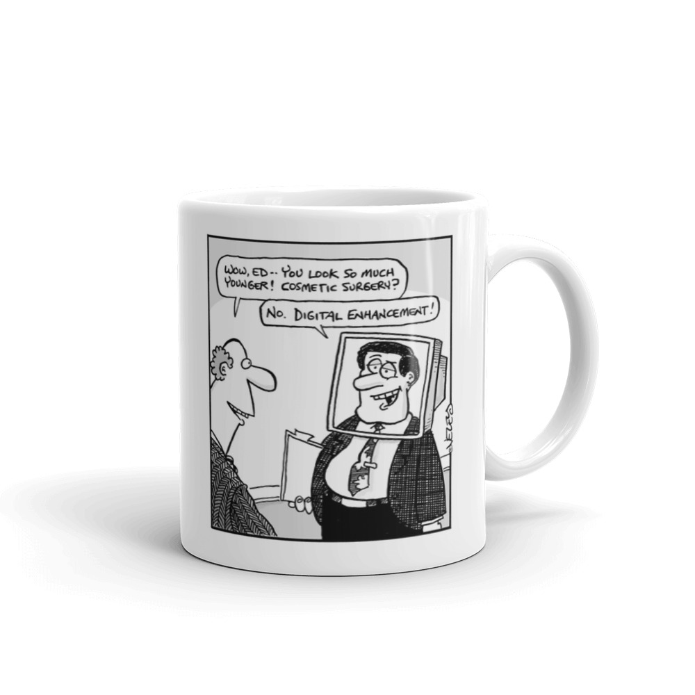 White Glossy Mug