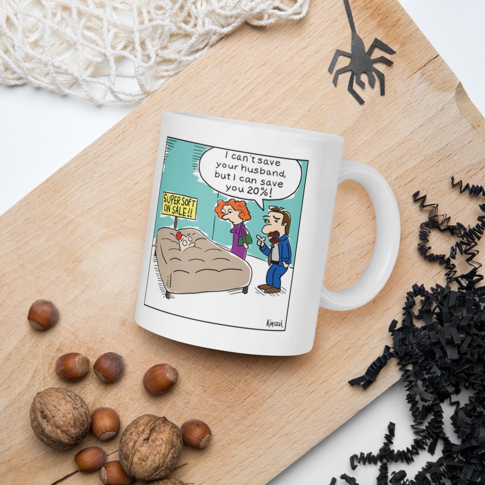 White Glossy Mug