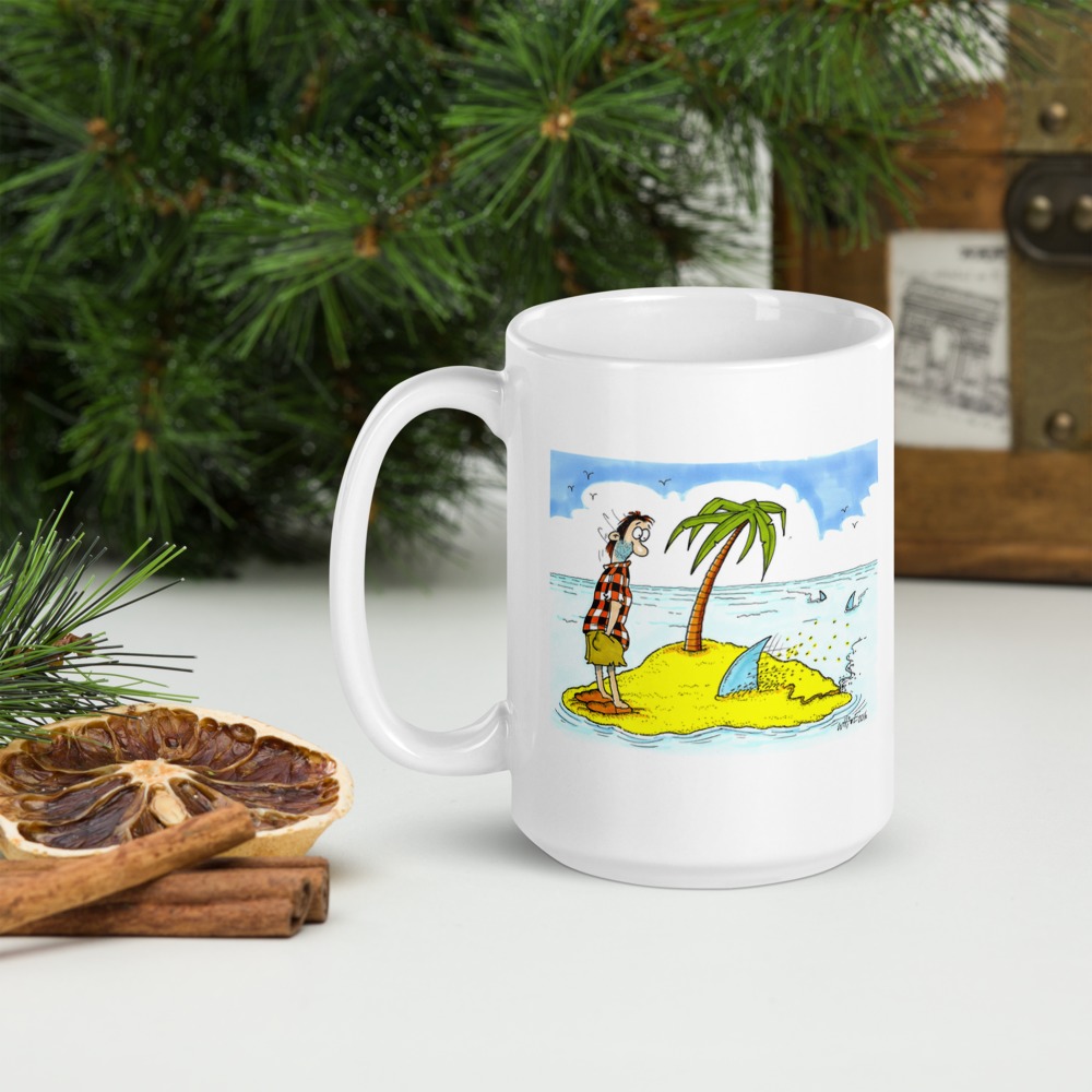 White Glossy Mug
