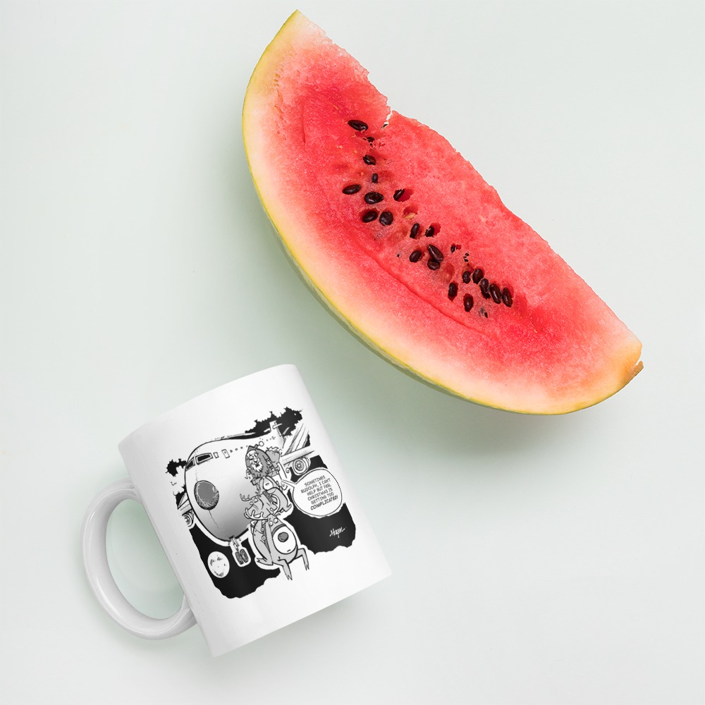White Glossy Mug