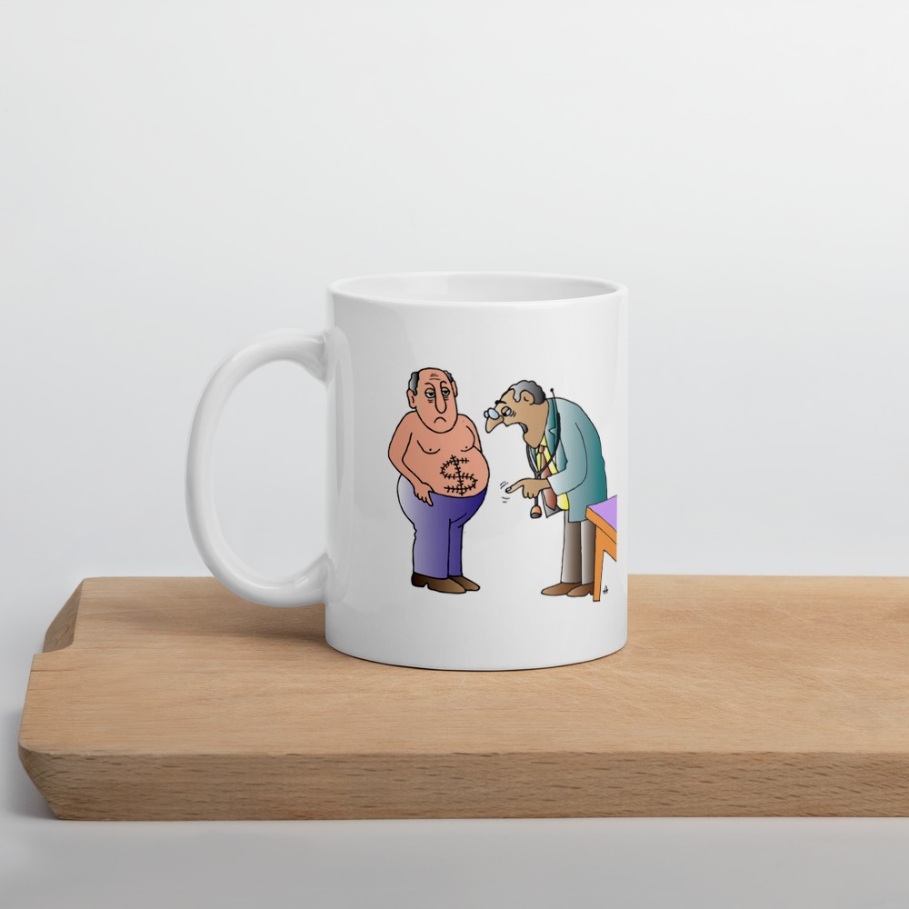 White Glossy Mug