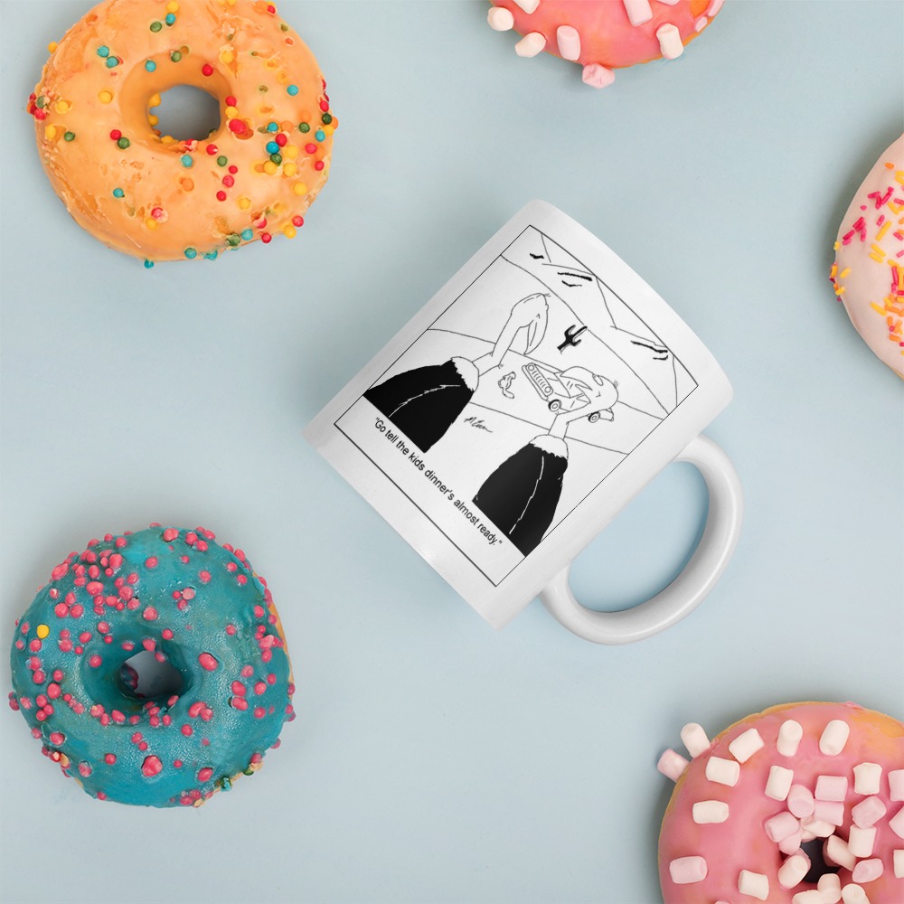 White Glossy Mug