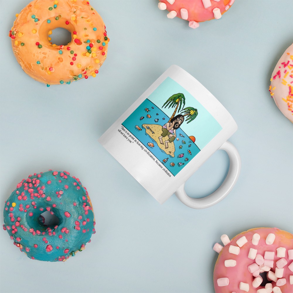 White Glossy Mug