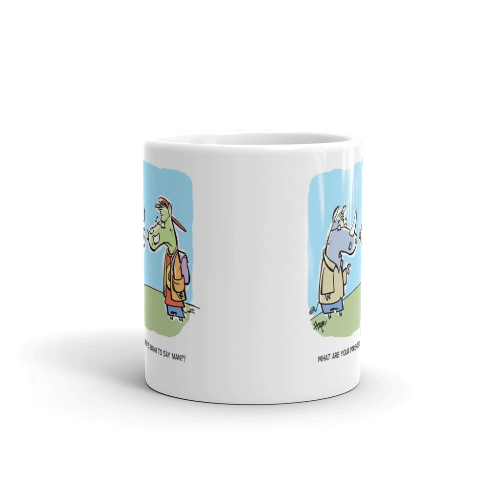 White Glossy Mug