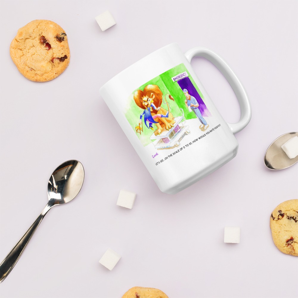 White Glossy Mug
