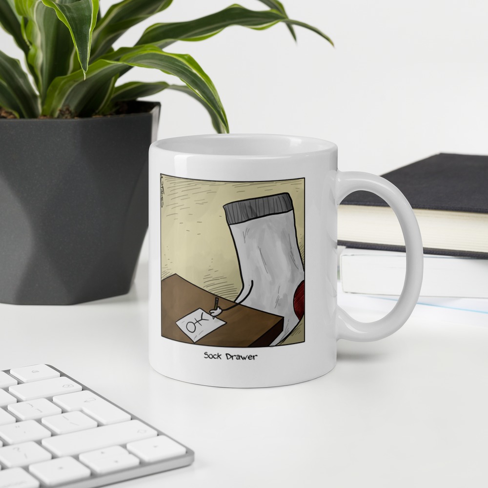 White Glossy Mug