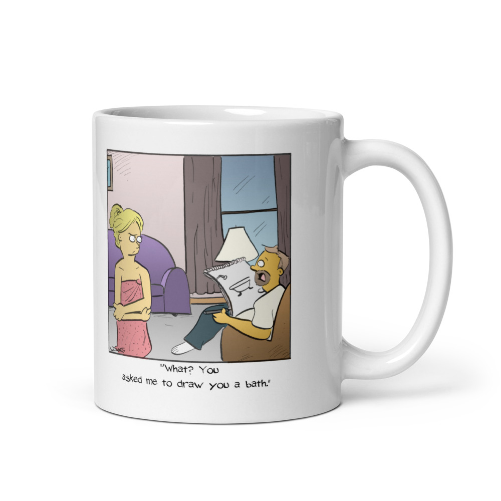 White Glossy Mug
