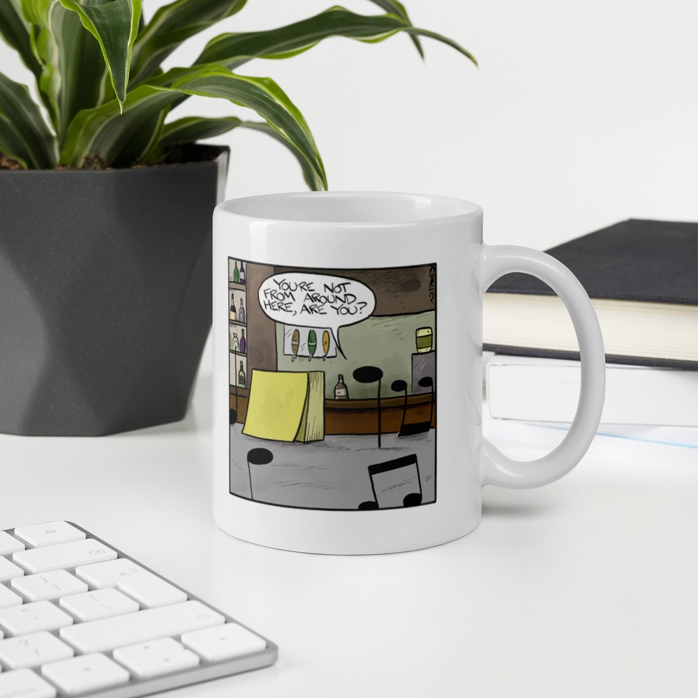 White Glossy Mug