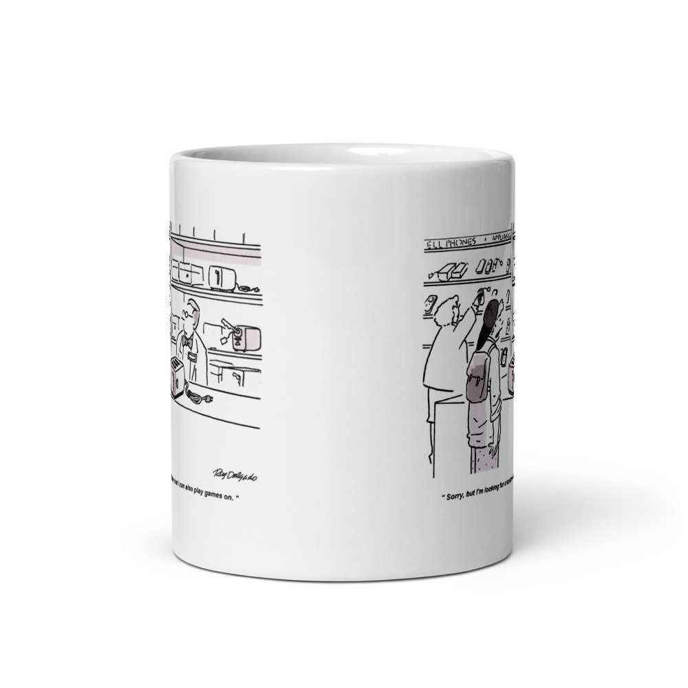 White Glossy Mug