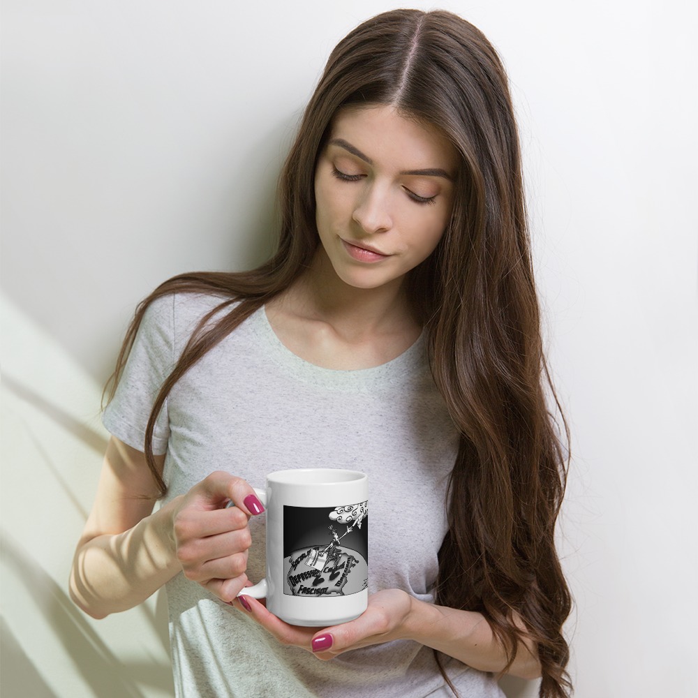 White Glossy Mug
