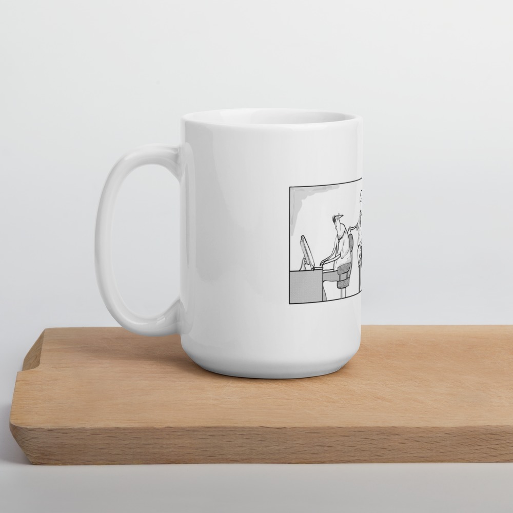 White Glossy Mug