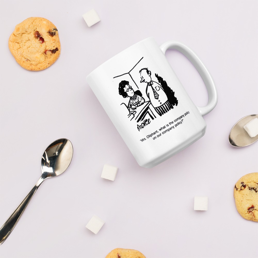 White Glossy Mug