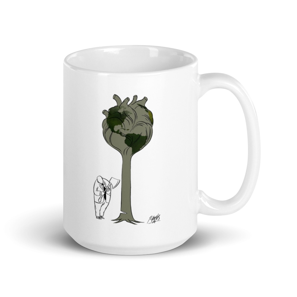 White Glossy Mug