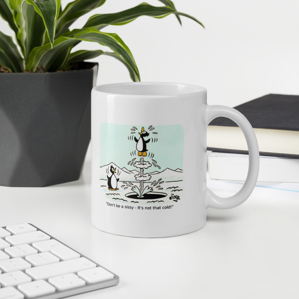 White Glossy Mug