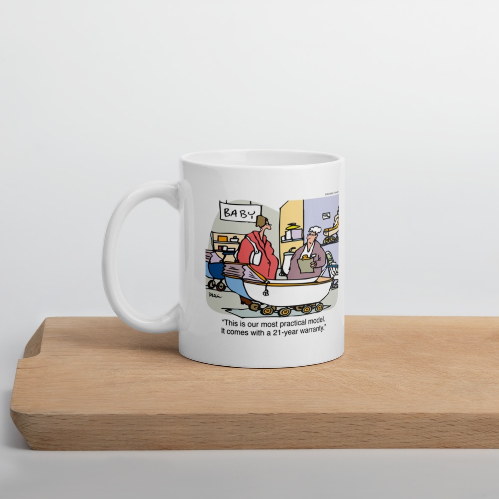 White Glossy Mug