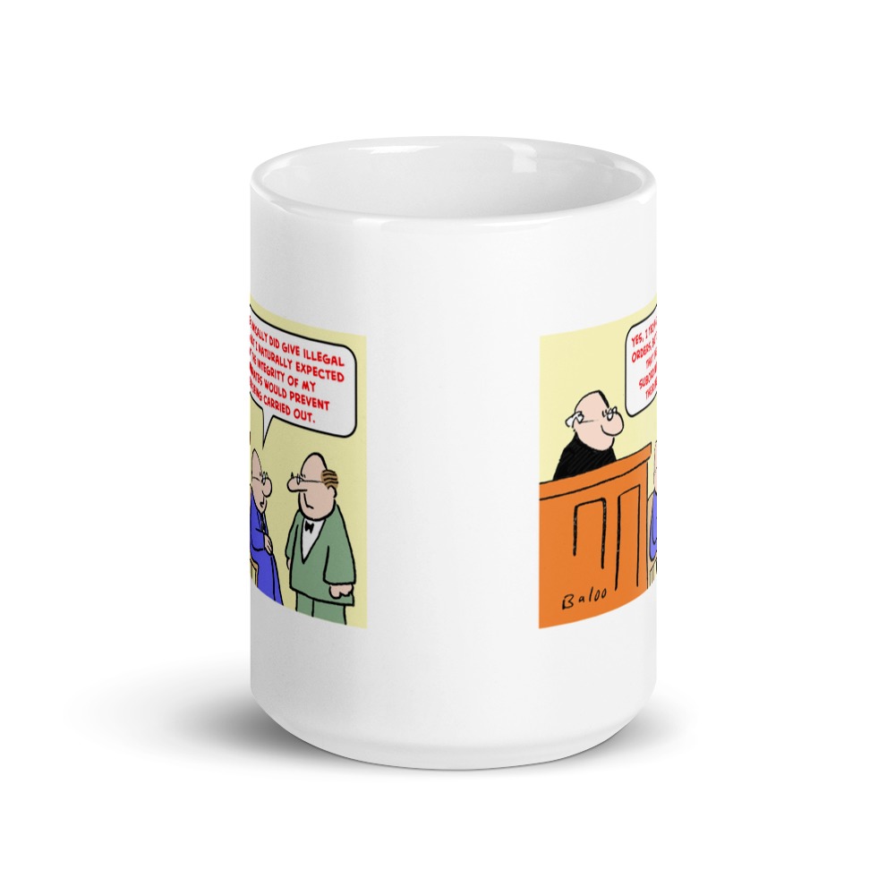 White Glossy Mug
