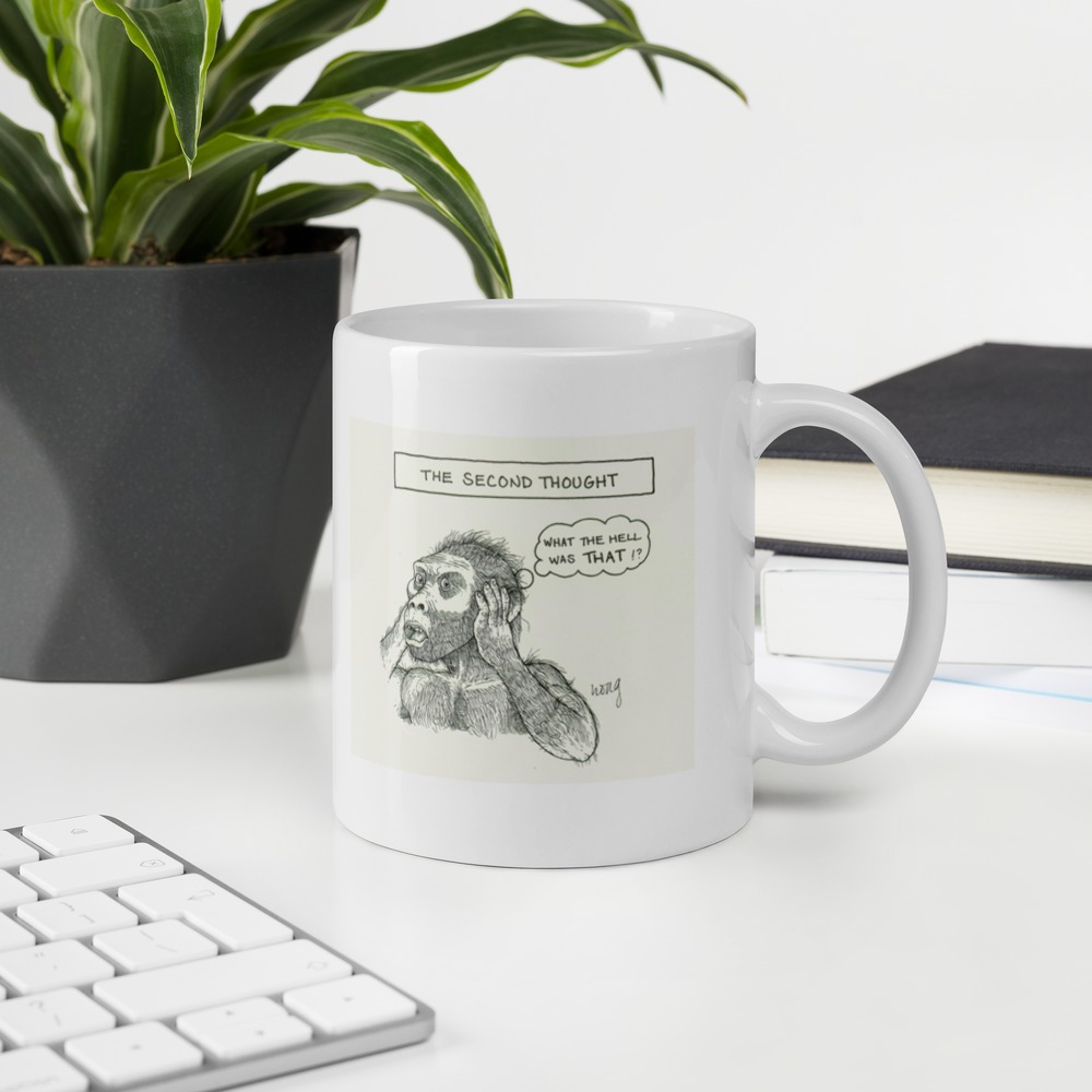 White Glossy Mug
