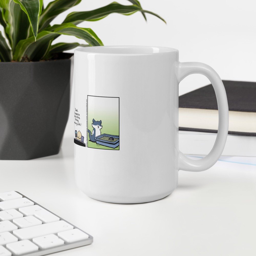 White Glossy Mug