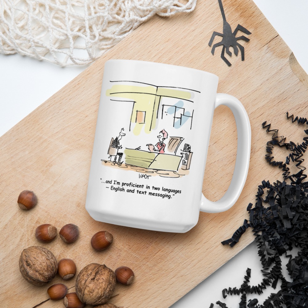 White Glossy Mug