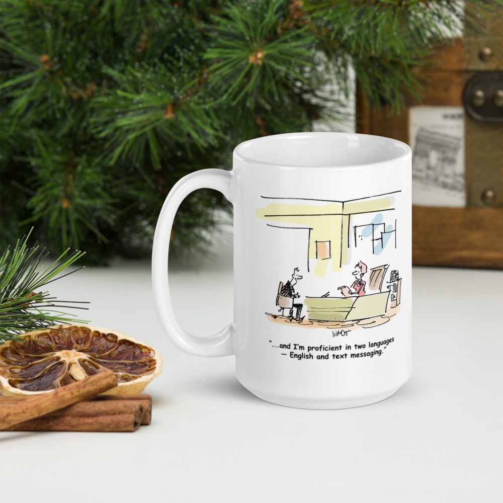 White Glossy Mug