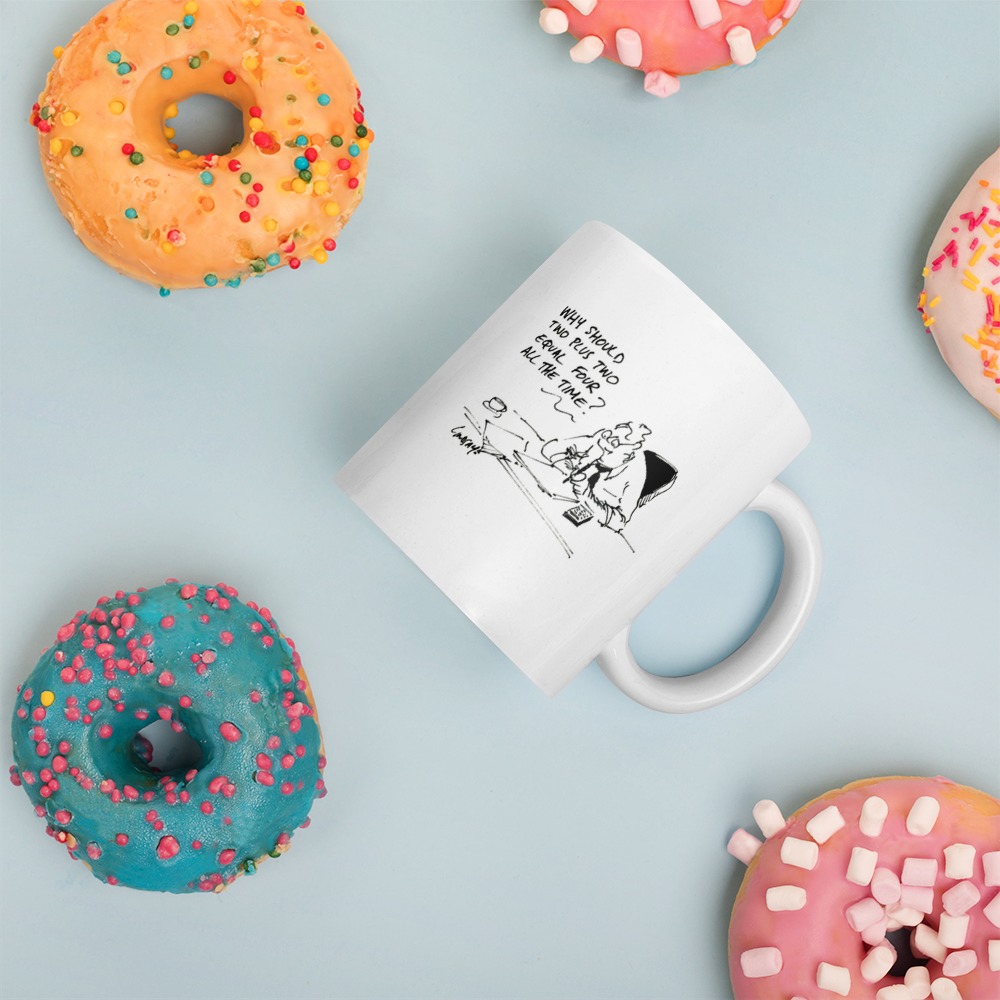 White Glossy Mug