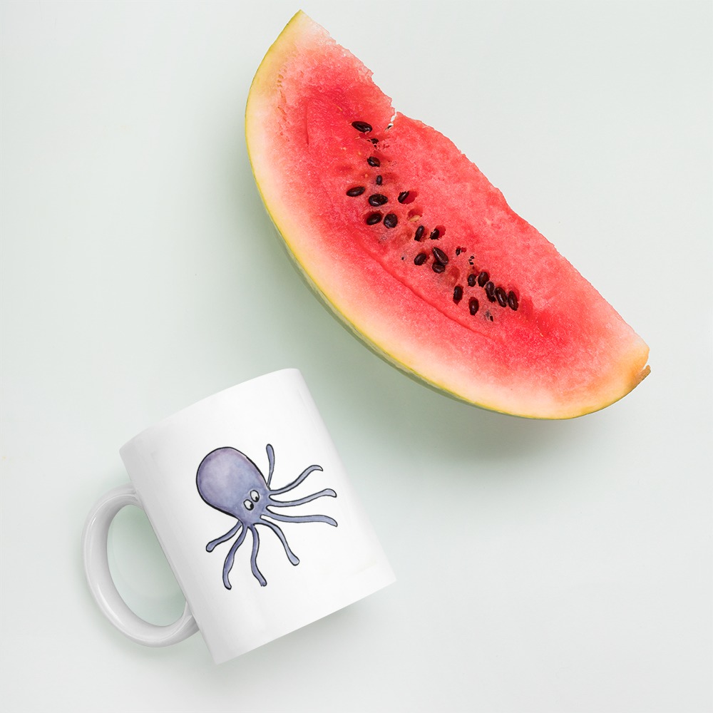 White Glossy Mug