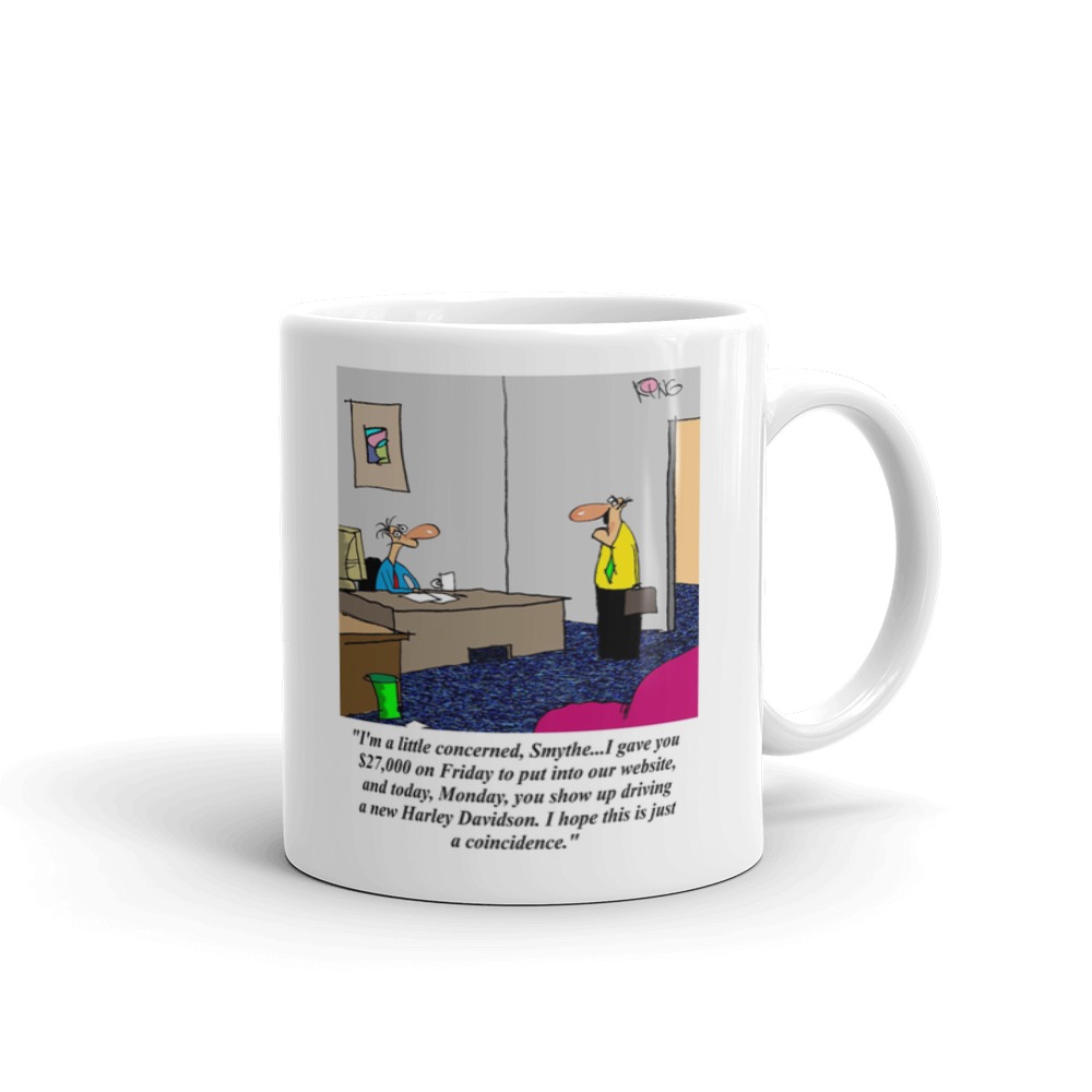 White Glossy Mug