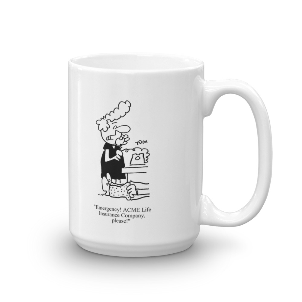 White Glossy Mug