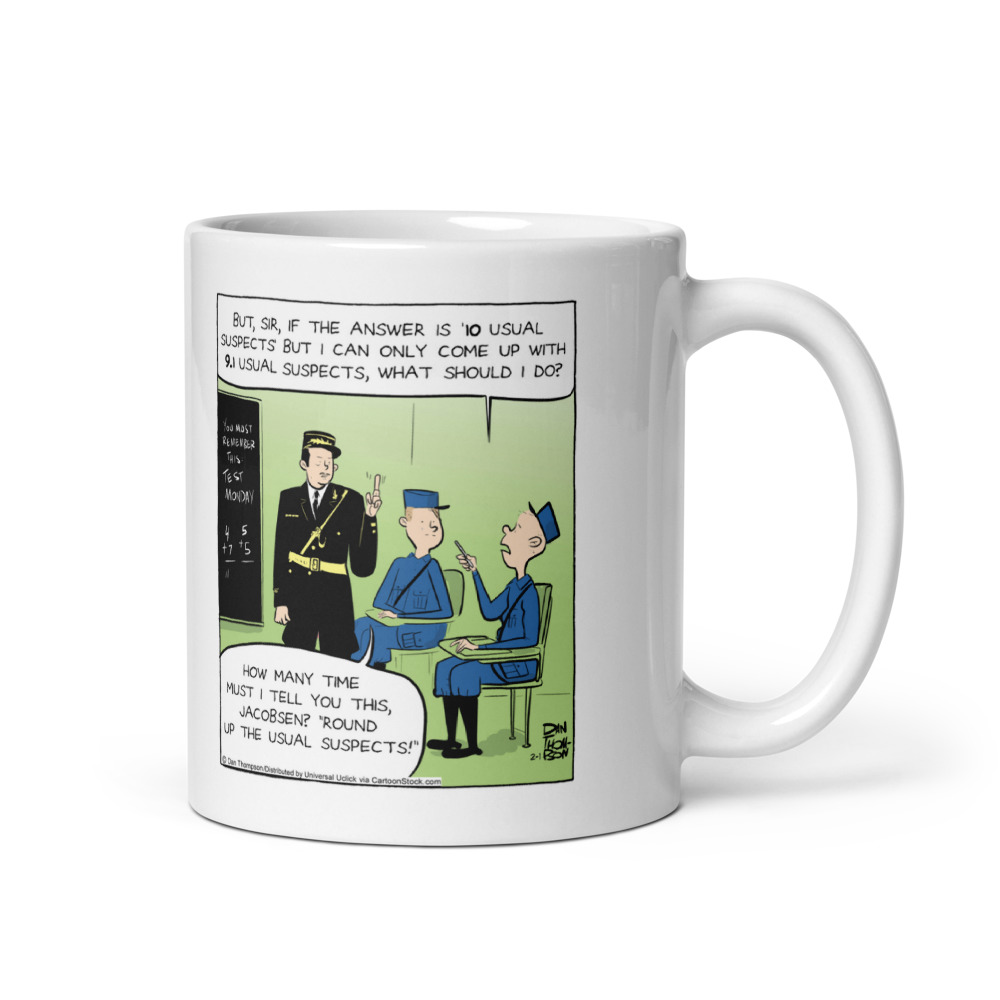 White Glossy Mug
