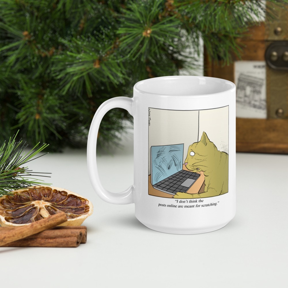 White Glossy Mug