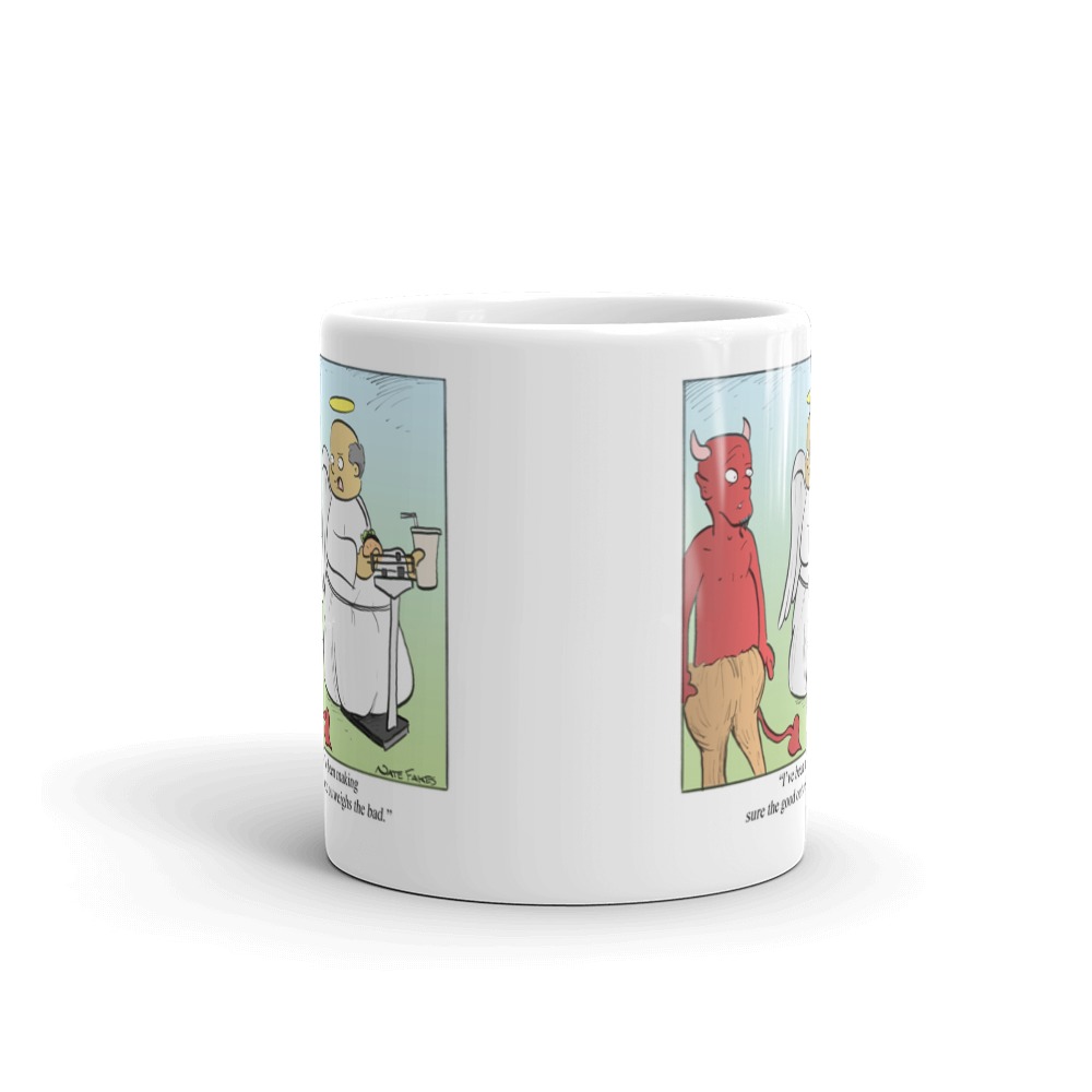 White Glossy Mug