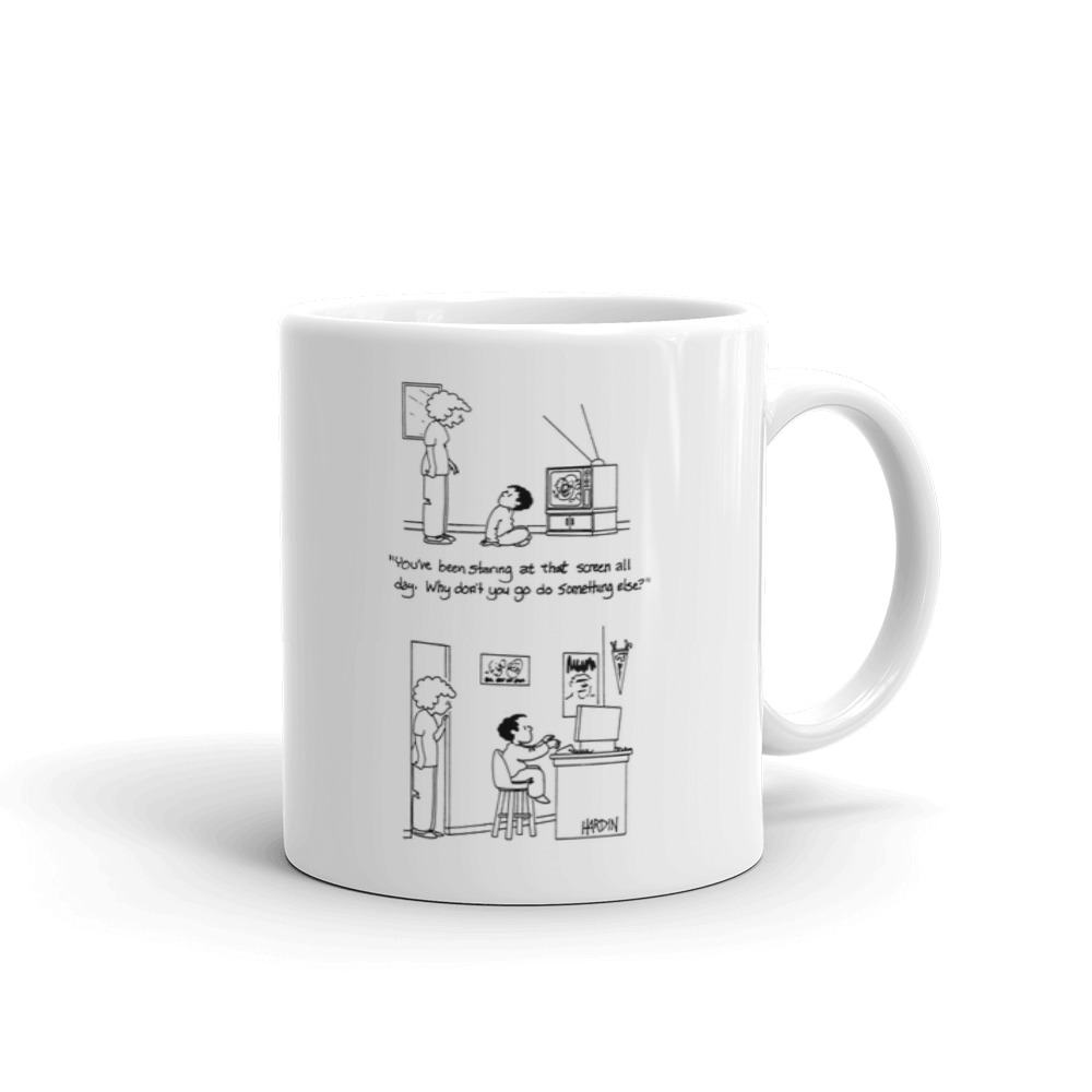 White Glossy Mug