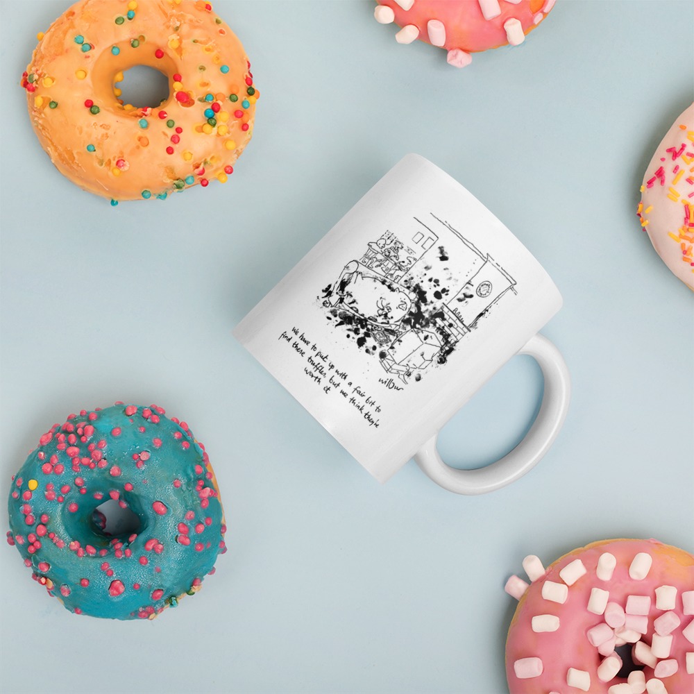 White Glossy Mug